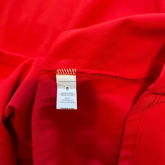 Red Fit and Flare Mini Dress with Square Neck - Picture 4 of 6